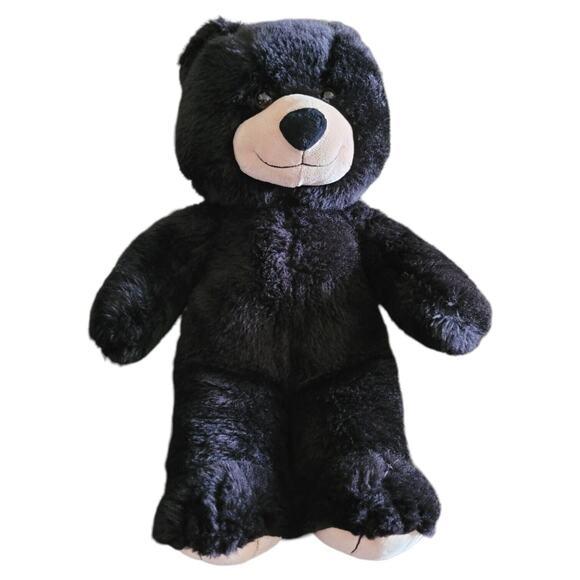 Build A Bear Big Black Bear Dimples Plush Stuffed Animal 16" BAB 2001 Retired - Picture 1 of 5